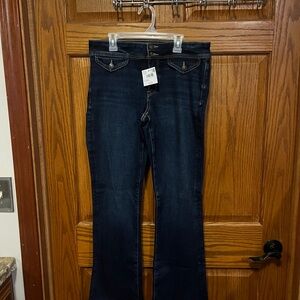American Eagle Outfitters Dark Indigo Flare Jeans